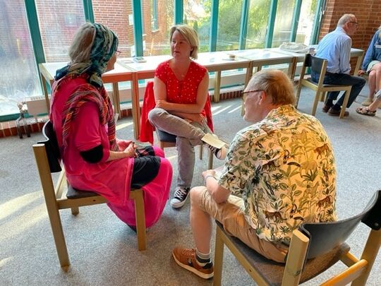 Intensives gemeinsames Nachdenken.