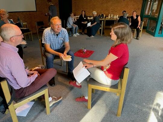 Das Haus Friedom bot uns einen Raum für den Workshop. 