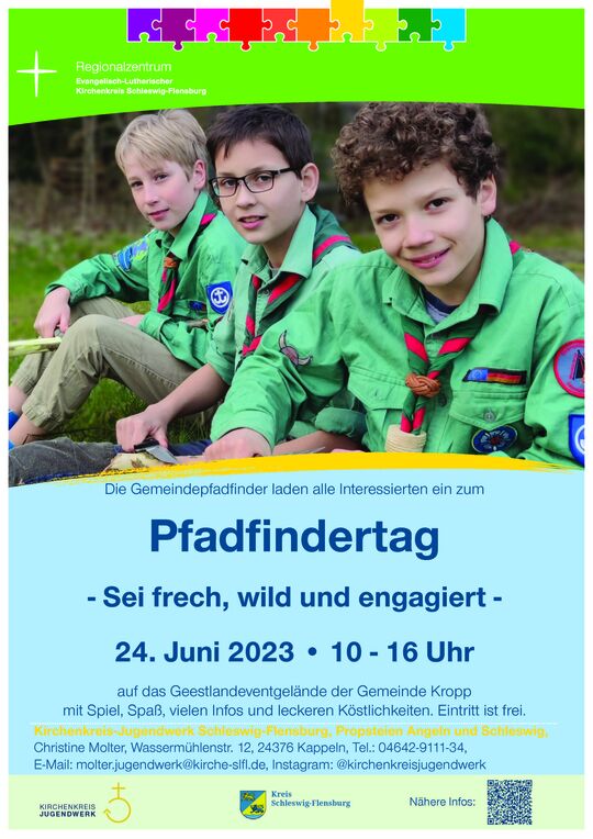 Plakat zum Pfadfindertag 2023
