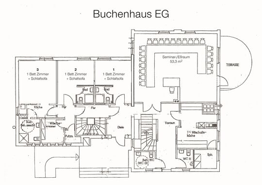 Grundriss Buchenhaus EG