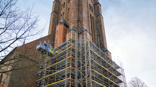 Domturmgerüst wächst – Große Aufgaben für die Gerüstbauer