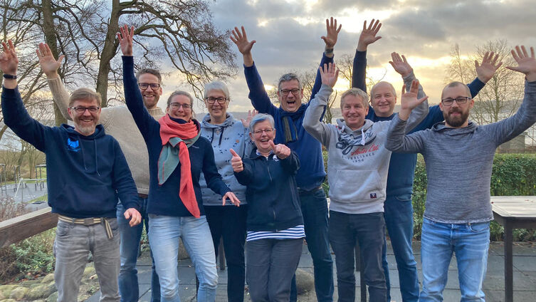 Neu gewählter Kirchengemeinderat (siehe Text)